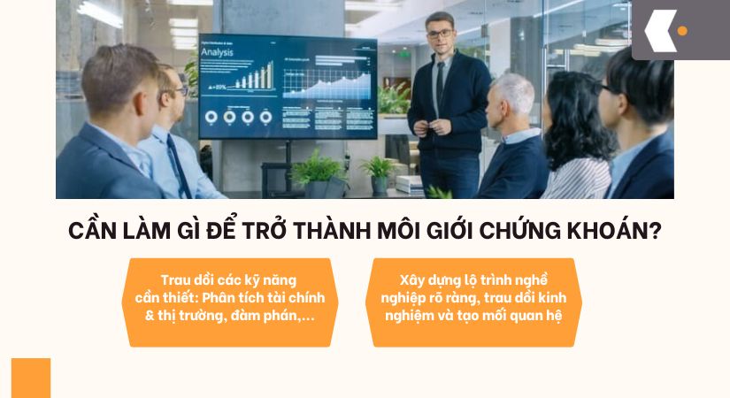 Những việc cần làm để trở thành môi giới chứng khoán