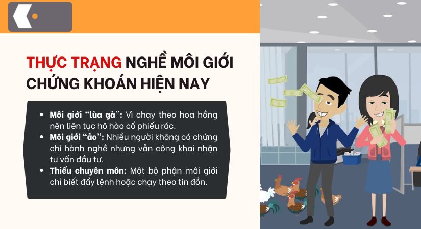 Nghề môi giới chứng khoán có nhiều góc khuất