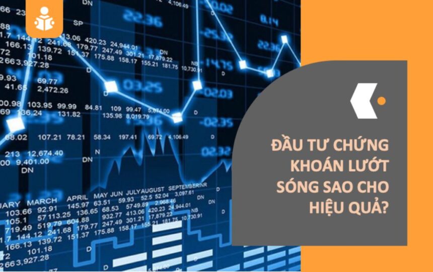 đồ hoạ miêu tả theme bài viết về đầu tư chứng khoán lướt sóng